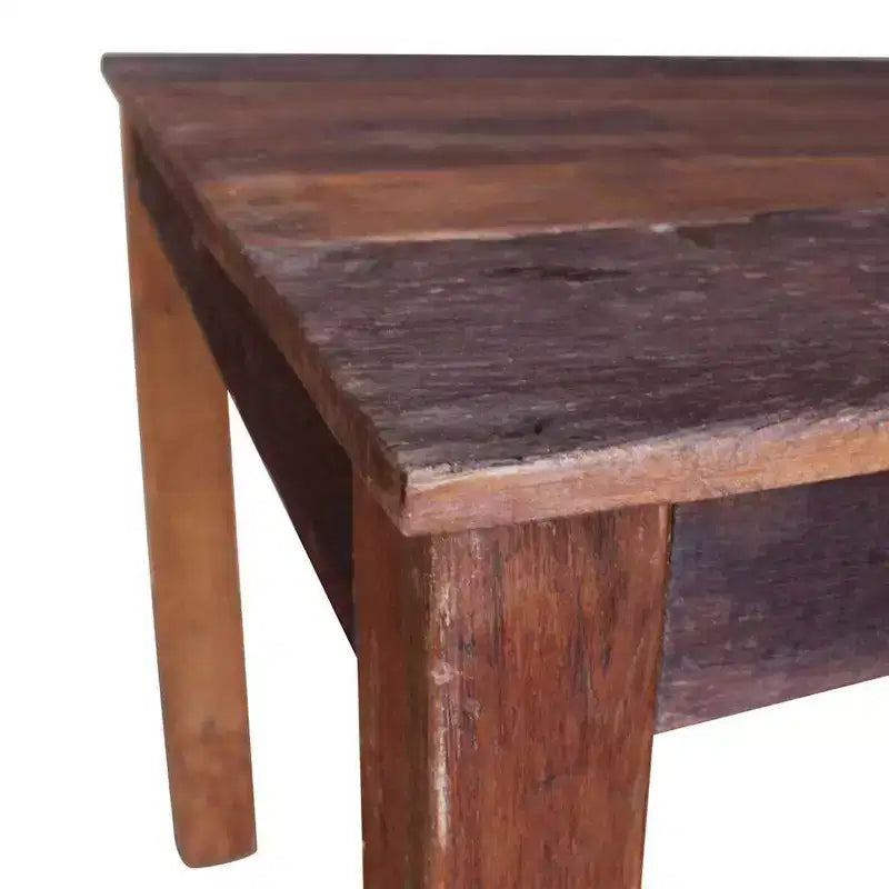 Dining Table Mixed Recycled Wood 32.3x31.5x29.9