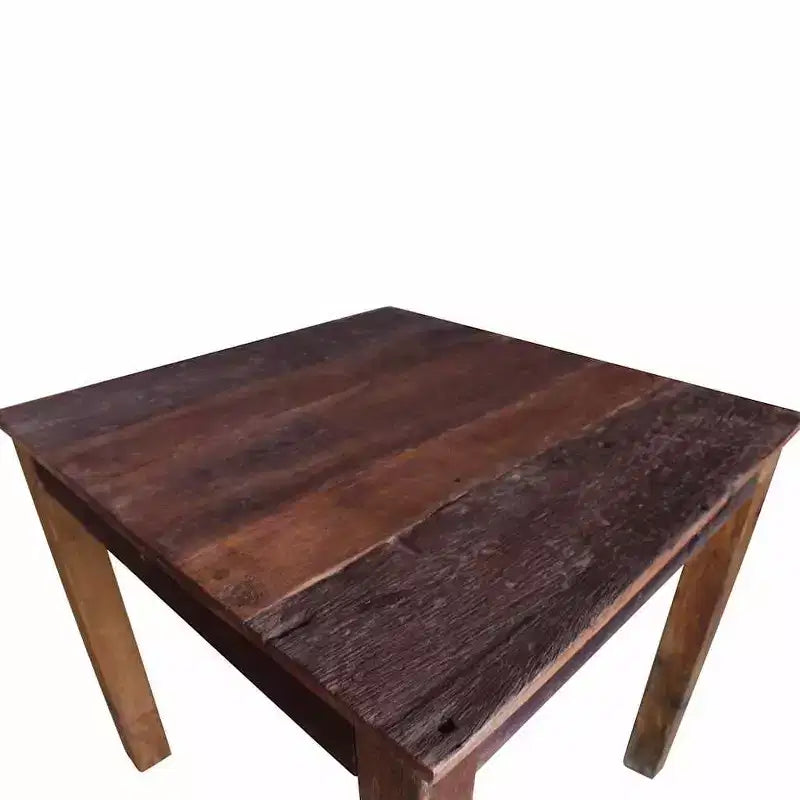 Dining Table Mixed Recycled Wood 32.3x31.5x29.9