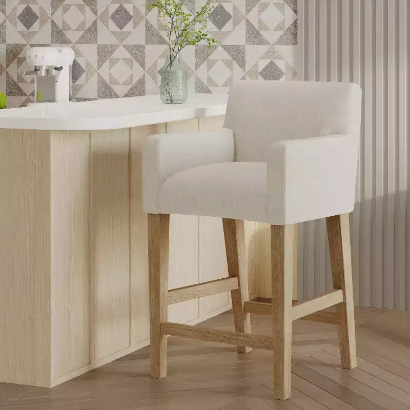 Bar Stool Upholstered Counter Stool Dining Chair Pub Stool