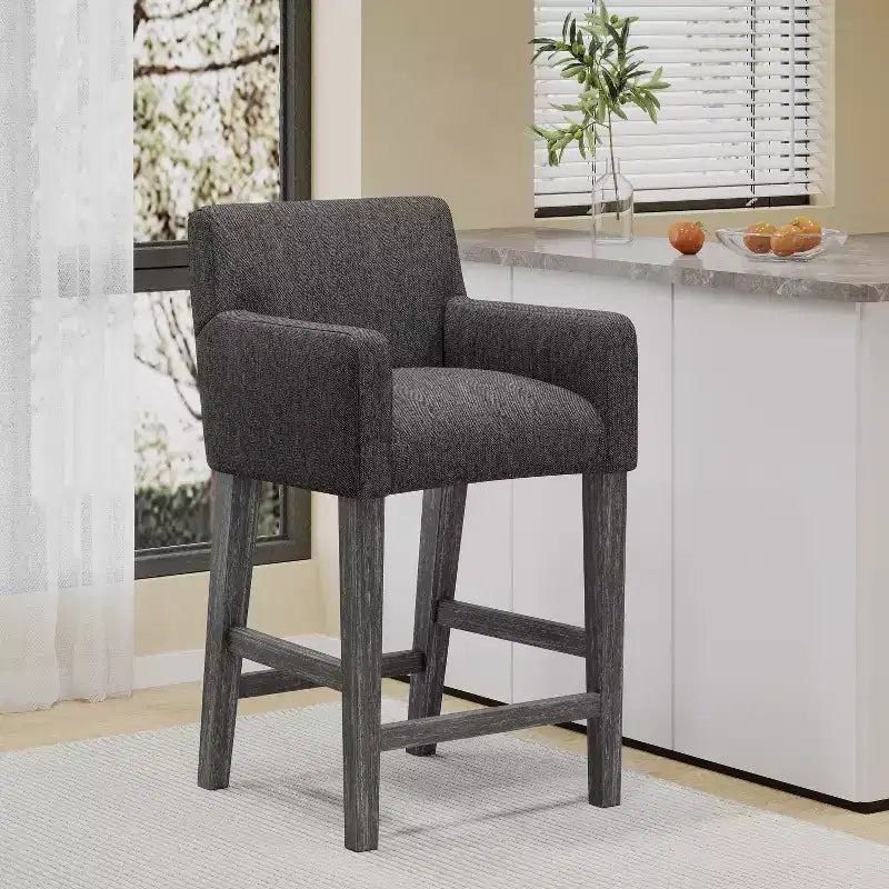 Bar Stool Upholstered Counter Stool Dining Chair Pub Stool