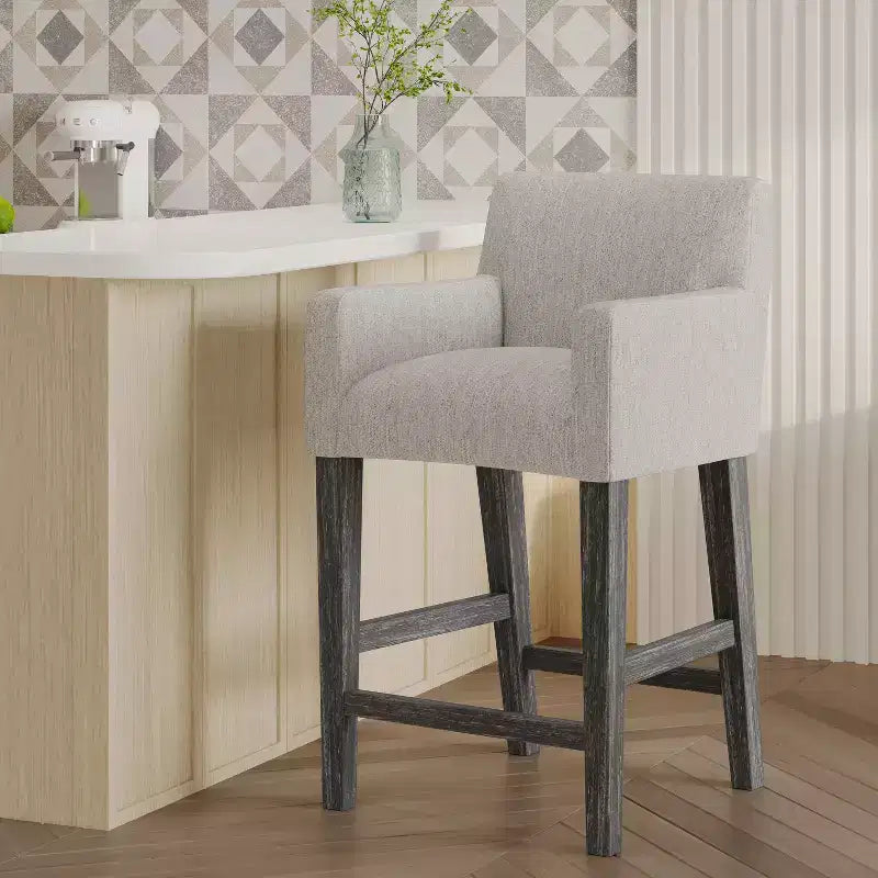 Bar Stool Upholstered Counter Stool Dining Chair Pub Stool