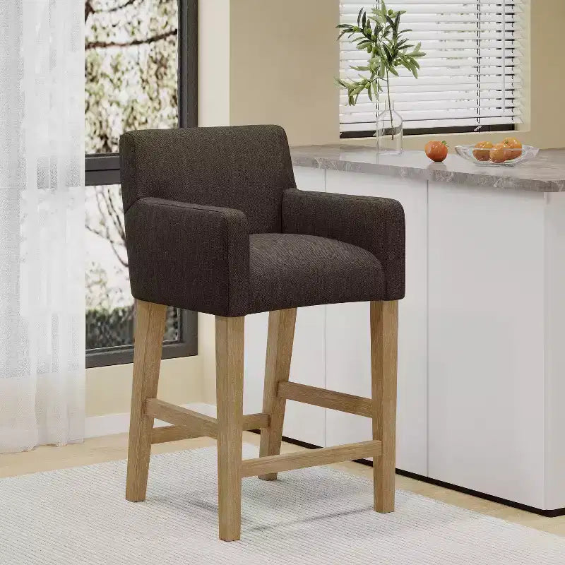Bar Stool Upholstered Counter Stool Dining Chair Pub Stool