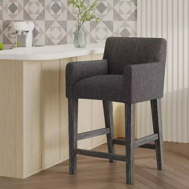 Bar Stool Upholstered Counter Stool Dining Chair Pub Stool