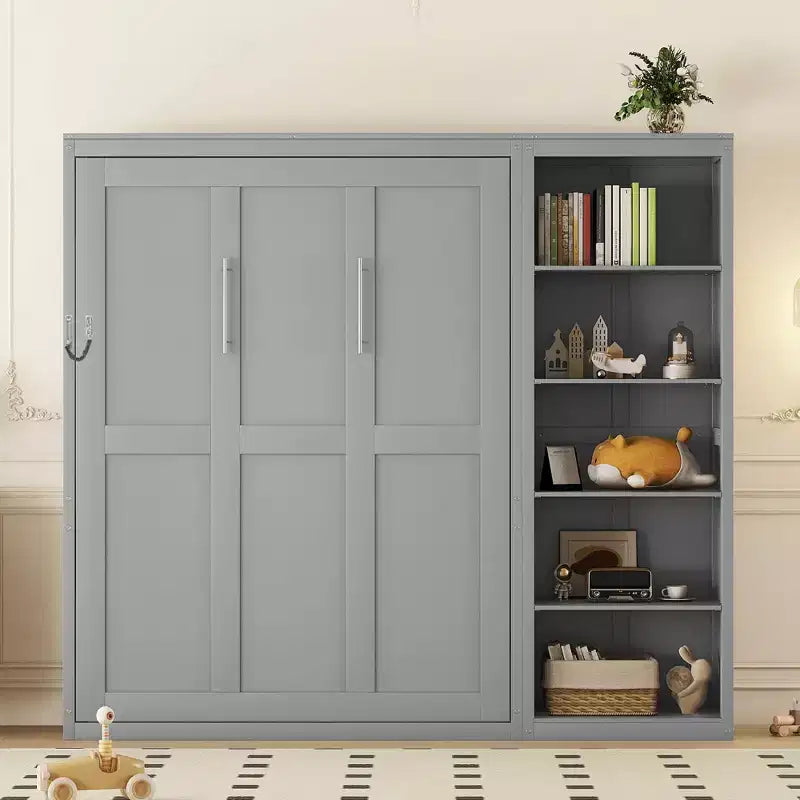 Holbrook Murphy Bed Wall Bed with Shelves