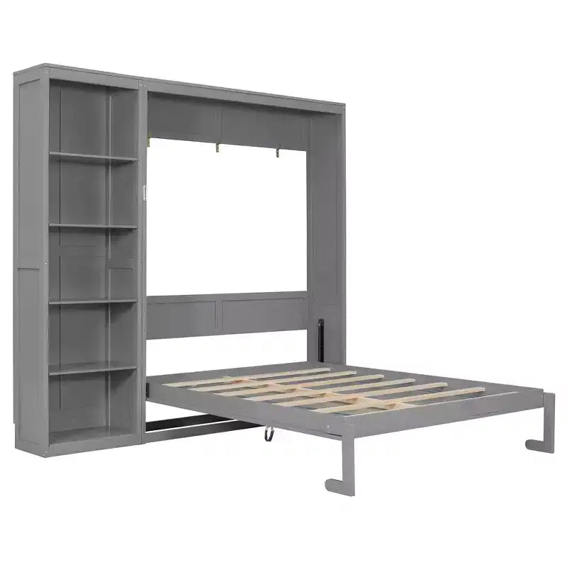 Holbrook Murphy Bed Wall Bed with Shelves