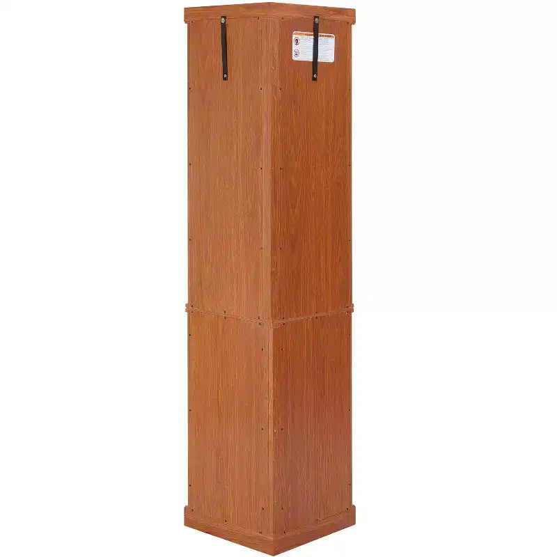 Kitchen Corner Cabinet MDF+Wood Veneer Adjustable Shelves Space-Saving