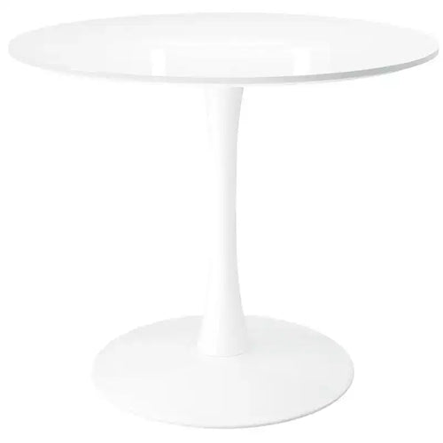 HomeRoots 36 White Metal Dining Table