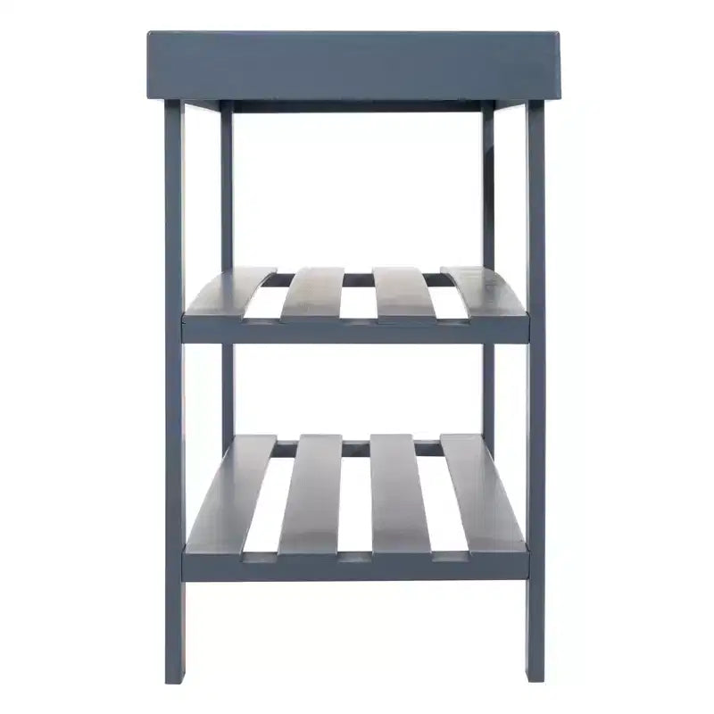27.6 Inch W 3-Tier Seamless Bamboo Shoe Rack