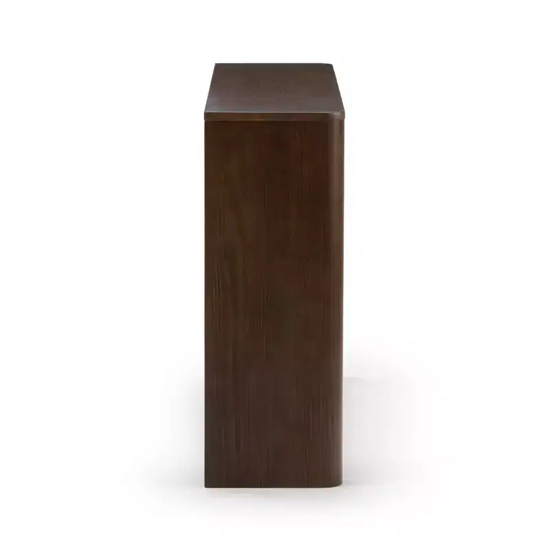 46 Solid Wood Console Table, Conture Rounded Edge Sofa Table, Narrow Entryway Table, Console Tables for Entryway
