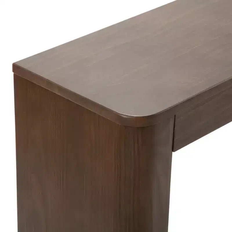 46 Solid Wood Console Table, Conture Rounded Edge Sofa Table, Narrow Entryway Table, Console Tables for Entryway