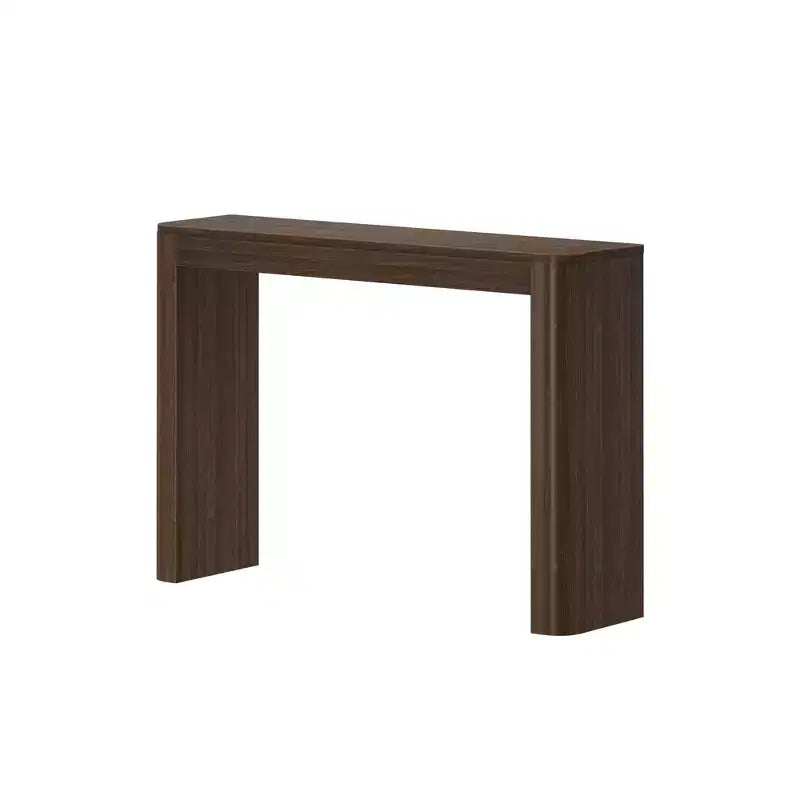 46 Solid Wood Console Table, Conture Rounded Edge Sofa Table, Narrow Entryway Table, Console Tables for Entryway