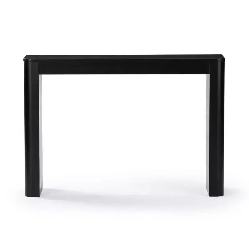 46 Solid Wood Console Table, Conture Rounded Edge Sofa Table, Narrow Entryway Table, Console Tables for Entryway
