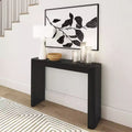 46 Solid Wood Console Table, Conture Rounded Edge Sofa Table, Narrow Entryway Table, Console Tables for Entryway