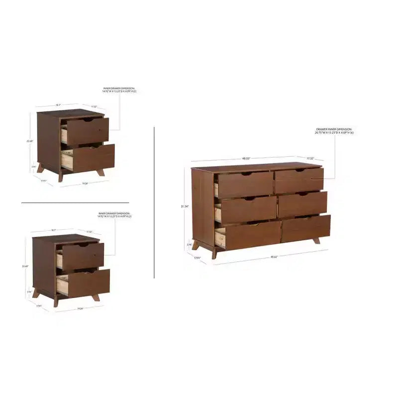 Dresser and 2 Nightstands