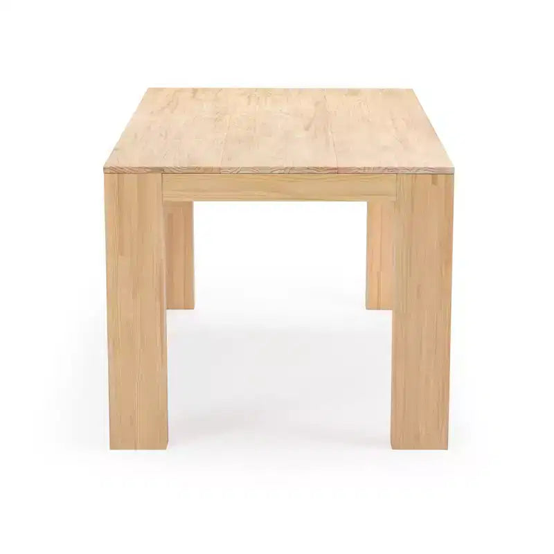 72 Modern Dining Table for 6, Solid Wood Rectangular Dining Table for Kitchen/Dining Room