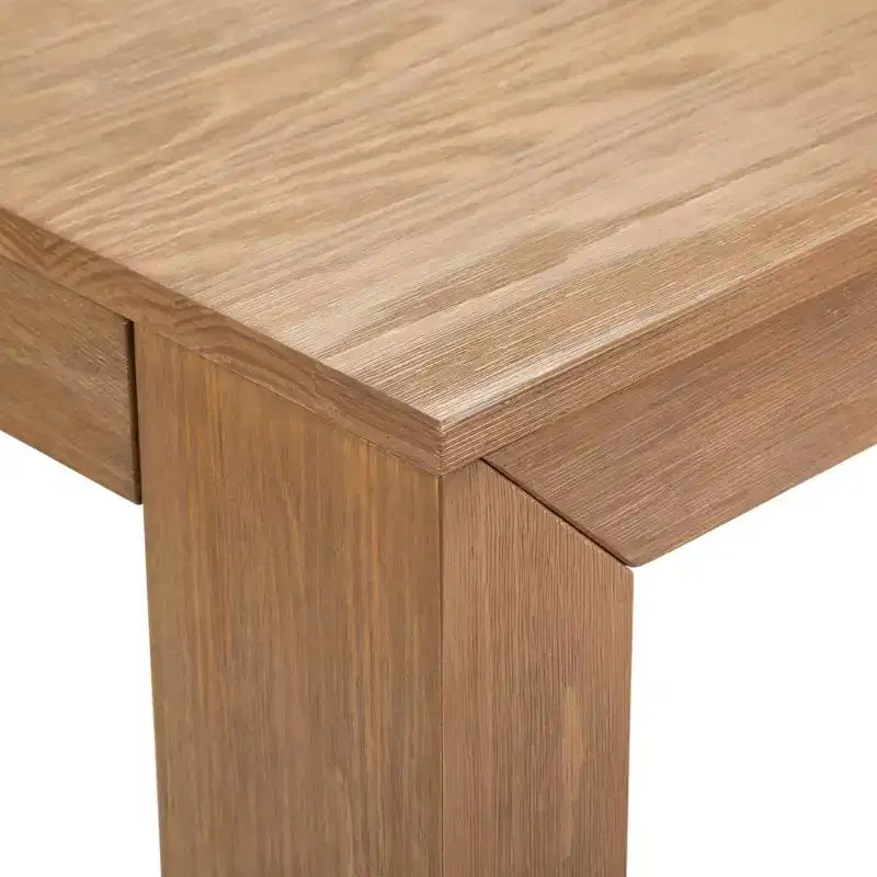 72 Modern Dining Table for 6, Solid Wood Rectangular Dining Table for Kitchen/Dining Room