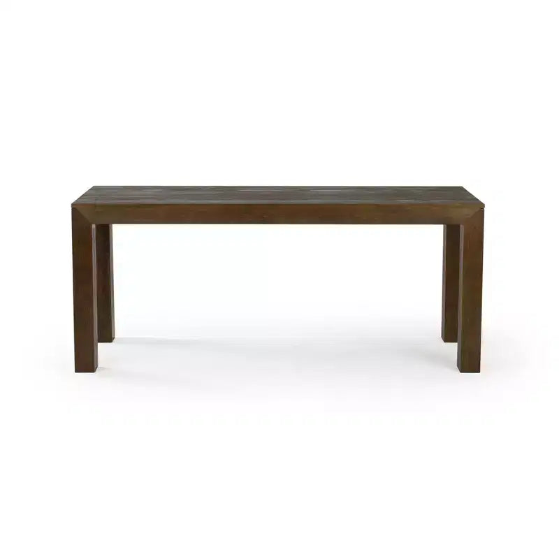72 Modern Dining Table for 6, Solid Wood Rectangular Dining Table for Kitchen/Dining Room