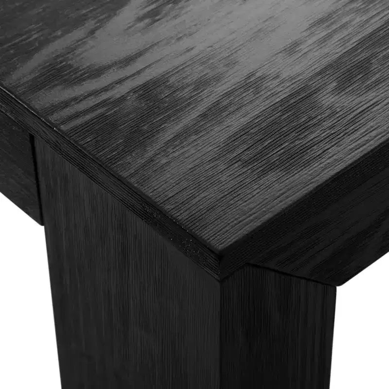 72 Modern Dining Table for 6, Solid Wood Rectangular Dining Table for Kitchen/Dining Room