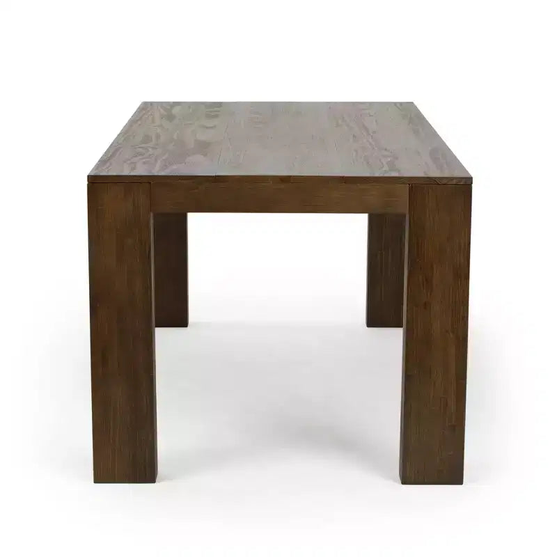 72 Modern Dining Table for 6, Solid Wood Rectangular Dining Table for Kitchen/Dining Room