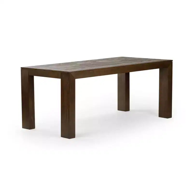 72 Modern Dining Table for 6, Solid Wood Rectangular Dining Table for Kitchen/Dining Room