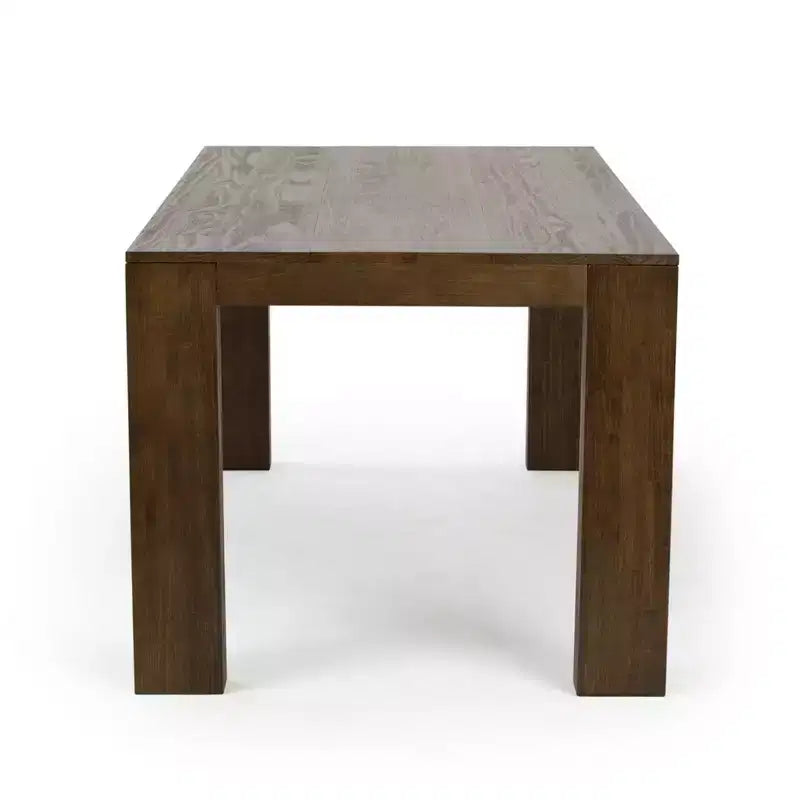 72 Modern Dining Table for 6, Solid Wood Rectangular Dining Table for Kitchen/Dining Room