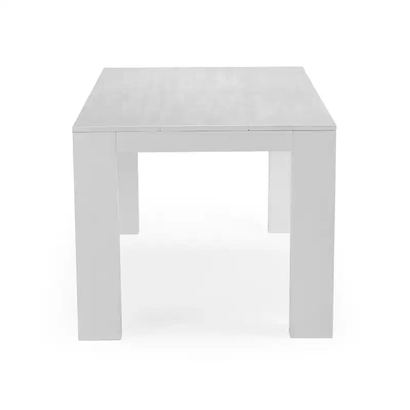 72 Modern Dining Table for 6, Solid Wood Rectangular Dining Table for Kitchen/Dining Room