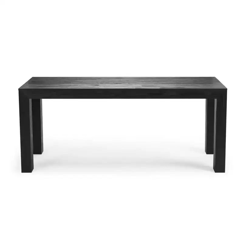 72 Modern Dining Table for 6, Solid Wood Rectangular Dining Table for Kitchen/Dining Room