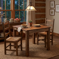 Tavolo da pranzo in legno riciclato misto 82x80x76 cm